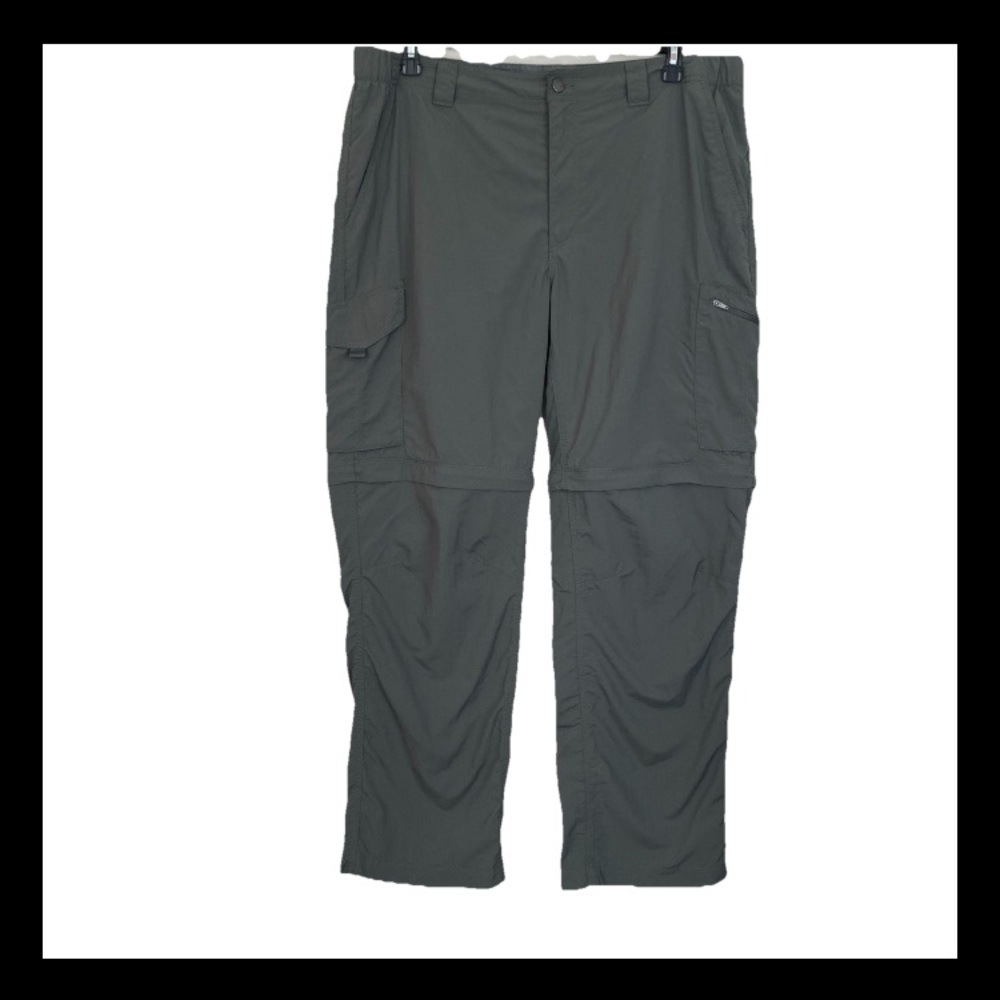 Columbia Omni-Shade Olive Convertible Cargo Pants men’s 40 outdoors hike utility